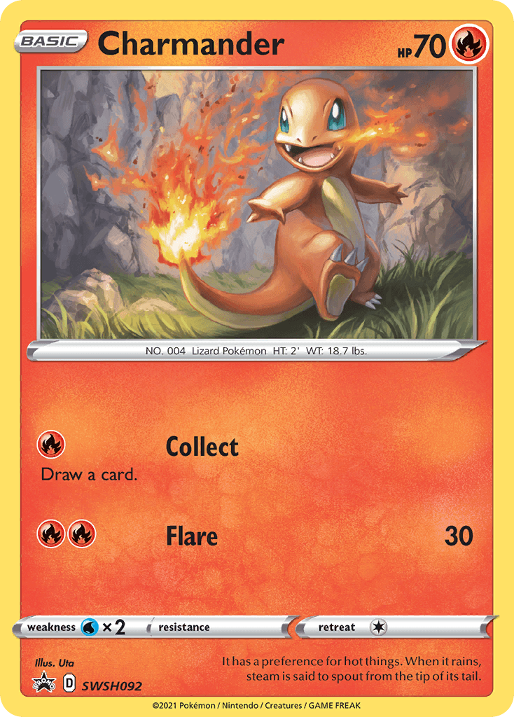 Charmander (SWSH092) [Sword & Shield: Black Star Promos] - POKÉ JEUX