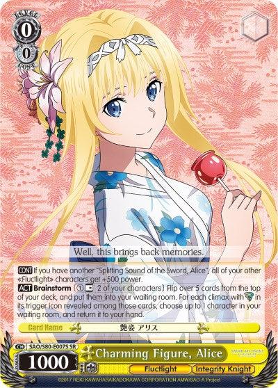 Charming Figure, Alice (SAO/S80-E007S SR) [Sword Art Online -Alicization- Vol.2] - POKÉ JEUX