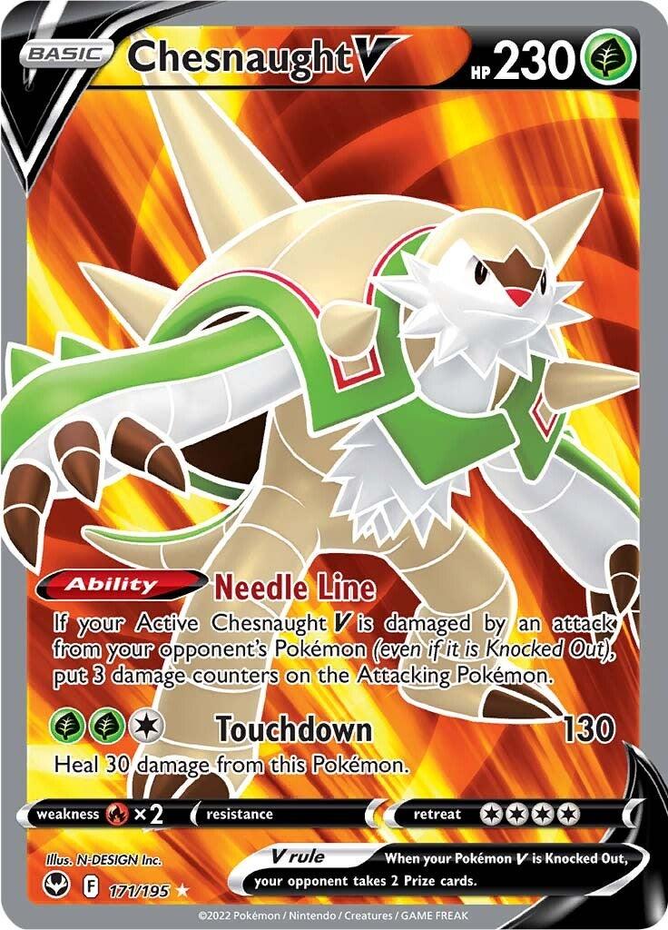 Chesnaught V (171/195) [Sword & Shield: Silver Tempest] - POKÉ JEUX