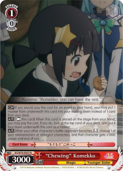 "Chewing" Komekko (KS/W76-E037 R) [KonoSuba The Movie: Legend of Crimson] - POKÉ JEUX