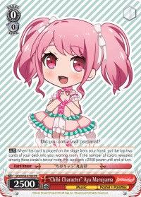 "Chibi Character" Aya Maruyama (BD/W54-E104 PR) (Promo) [BanG Dream! Girls Band Party!] - POKÉ JEUX