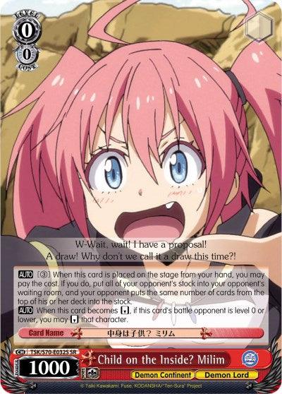 Child on the Inside? Milim (TSK/S70-E032S SR) [That Time I Got Reincarnated as a Slime] - POKÉ JEUX