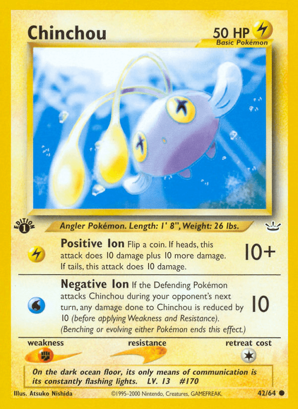 Chinchou (42/64) [Neo Revelation 1st Edition] - POKÉ JEUX