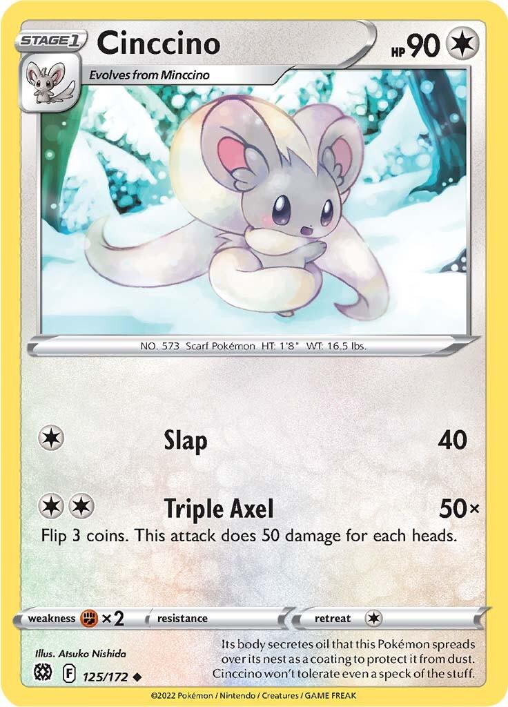 Cinccino (125/172) [Sword & Shield: Brilliant Stars] - POKÉ JEUX