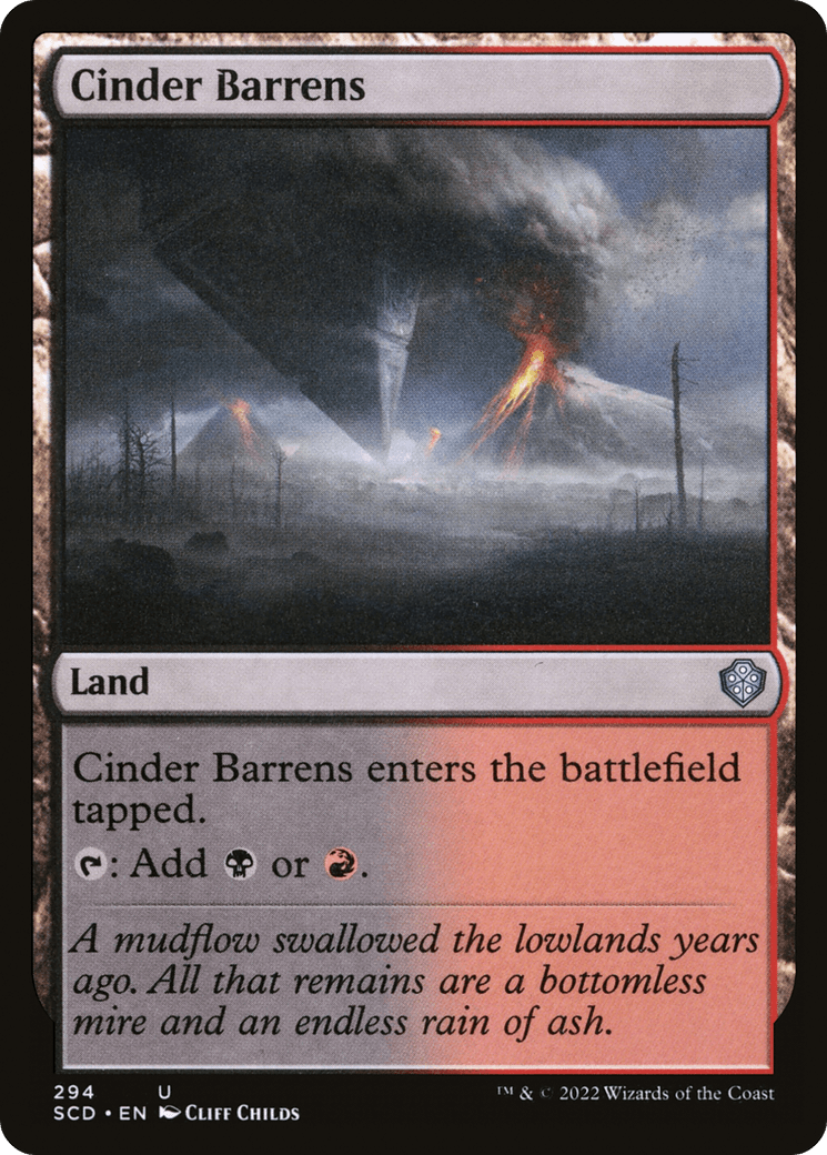 Cinder Barrens [Starter Commander Decks] - POKÉ JEUX