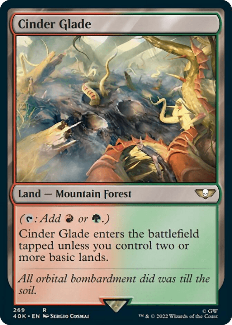 Cinder Glade (Surge Foil) [Warhammer 40,000] - POKÉ JEUX