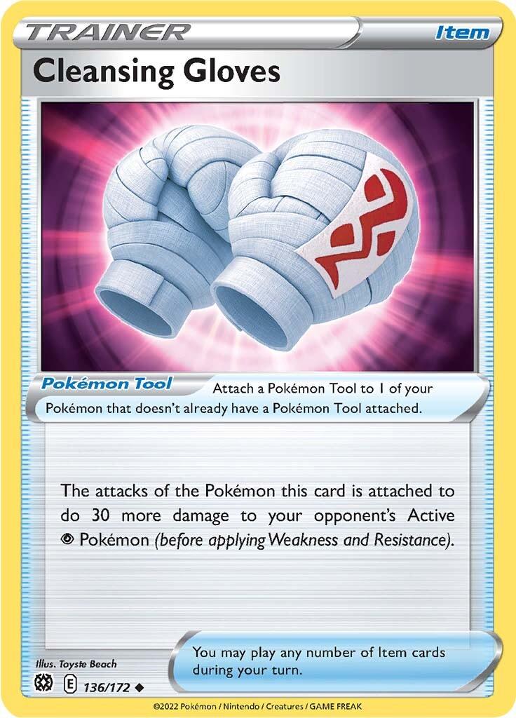 Cleansing Gloves (136/172) [Sword & Shield: Brilliant Stars] - POKÉ JEUX