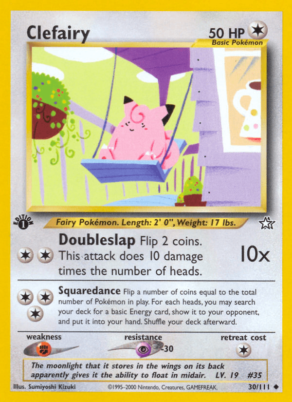 Clefairy (30/111) [Neo Genesis 1st Edition] - POKÉ JEUX