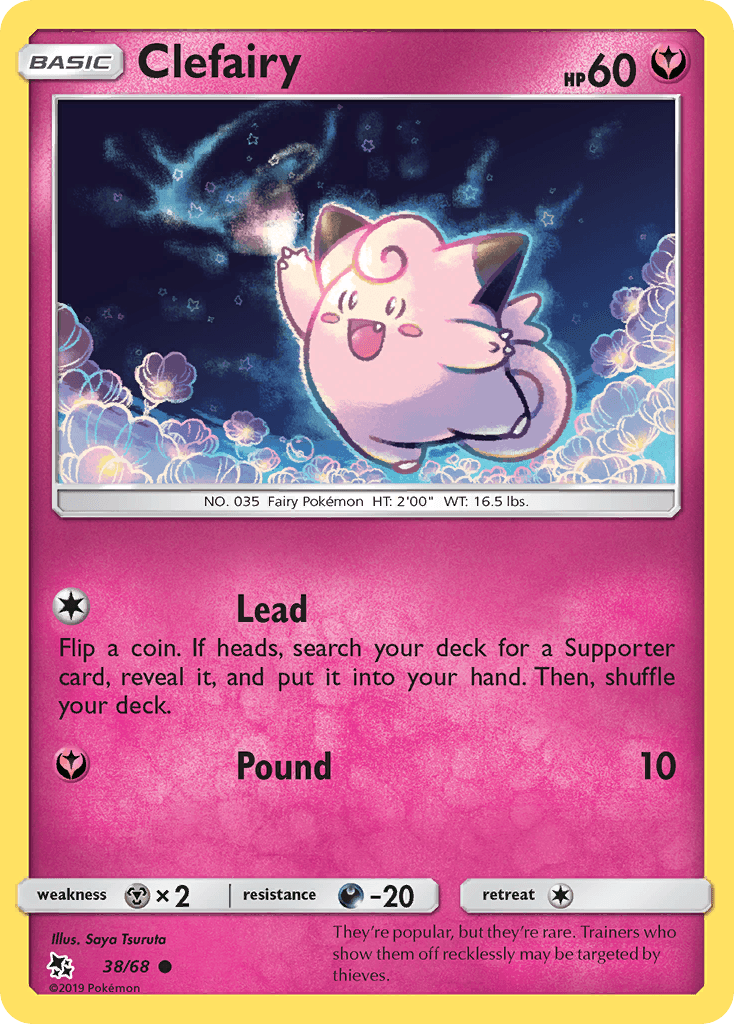 Clefairy (38/68) [Sun & Moon: Hidden Fates] - POKÉ JEUX