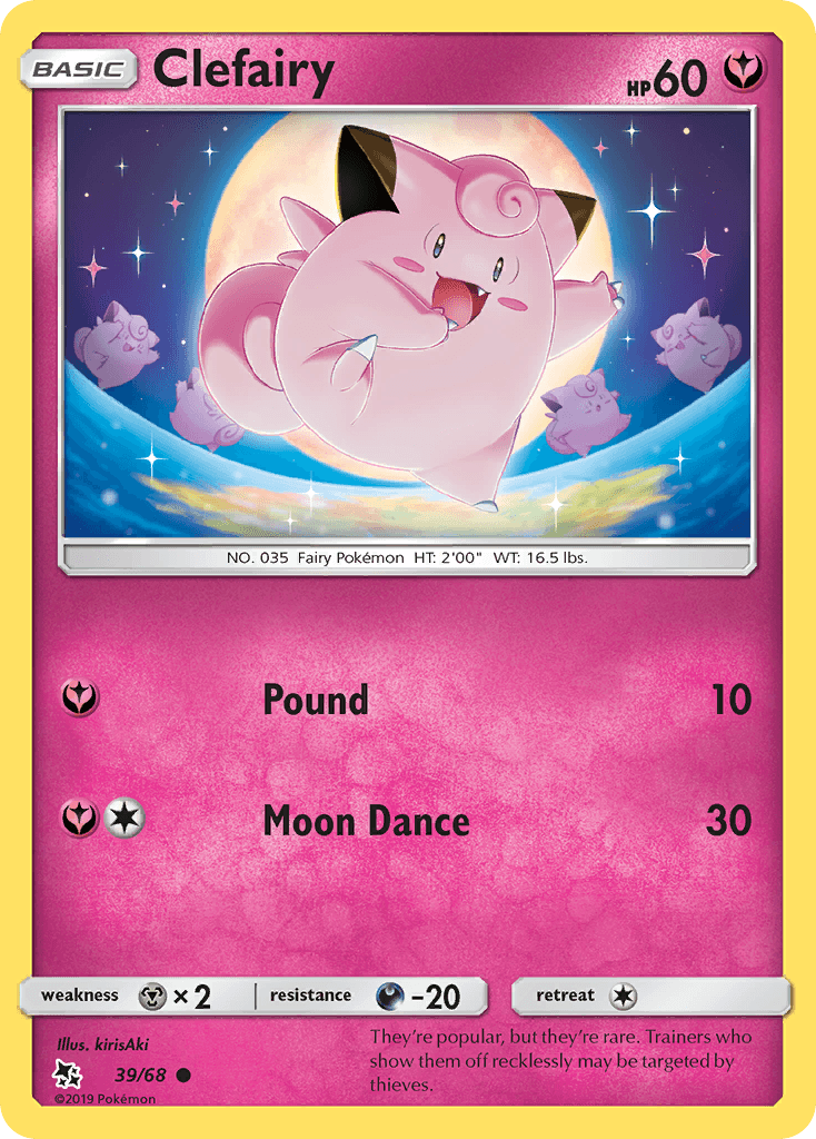 Clefairy (39/68) [Sun & Moon: Hidden Fates] - POKÉ JEUX