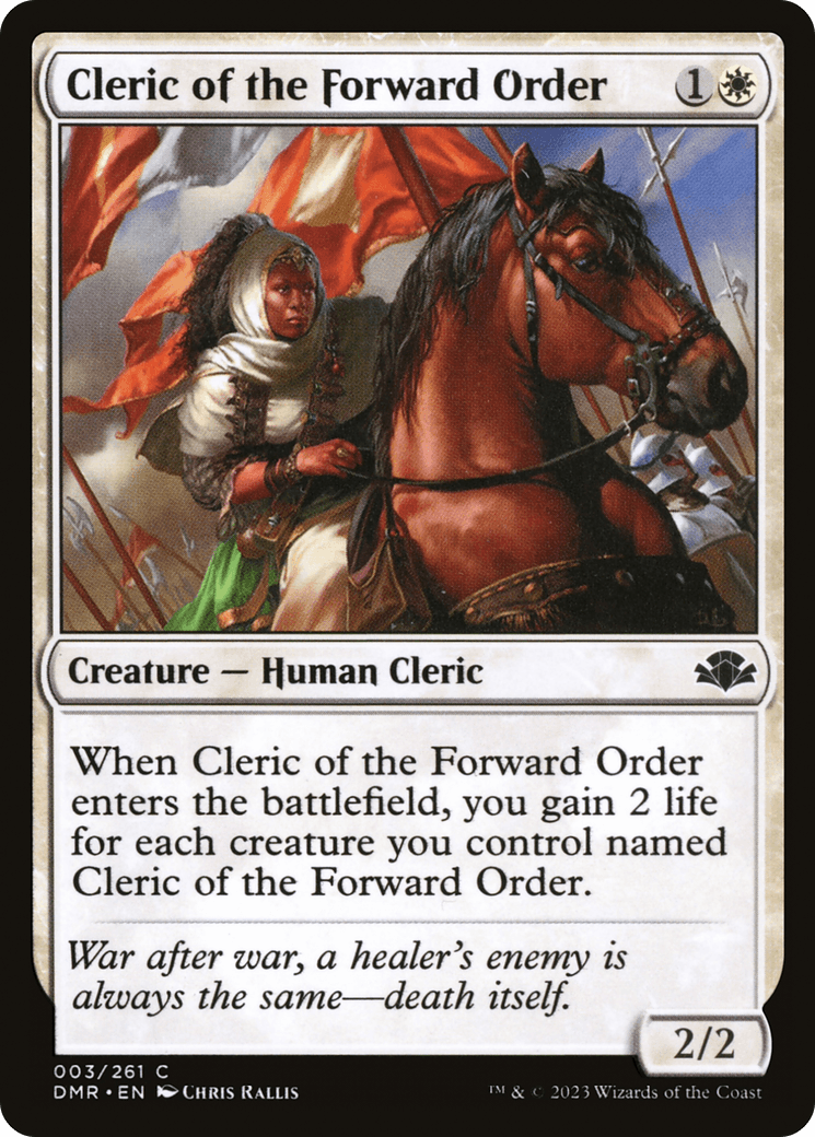 Cleric of the Forward Order [Dominaria Remastered] - POKÉ JEUX