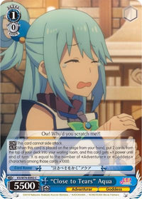 "Close to Tears" Aqua (KS/W76-E092 C) [KonoSuba The Movie: Legend of Crimson] - POKÉ JEUX