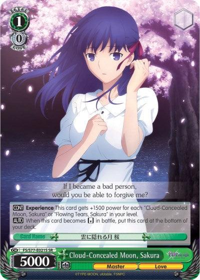 Cloud-Concealed Moon, Sakura (FS/S77-E021S SR) [Fate/Stay Night [Heaven's Feel] Vol.2] - POKÉ JEUX