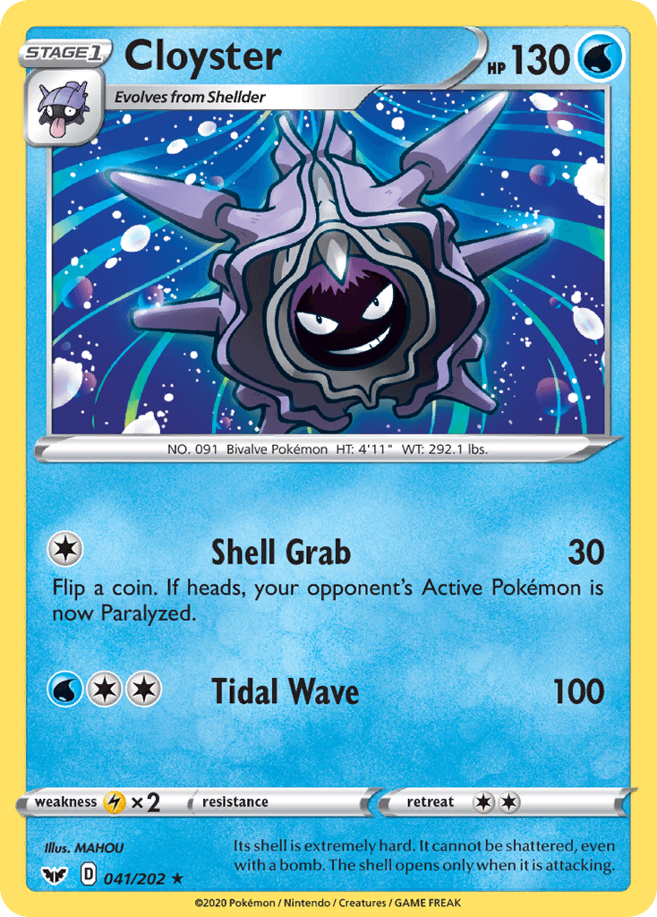 Cloyster (041/202) [Sword & Shield: Base Set] - POKÉ JEUX