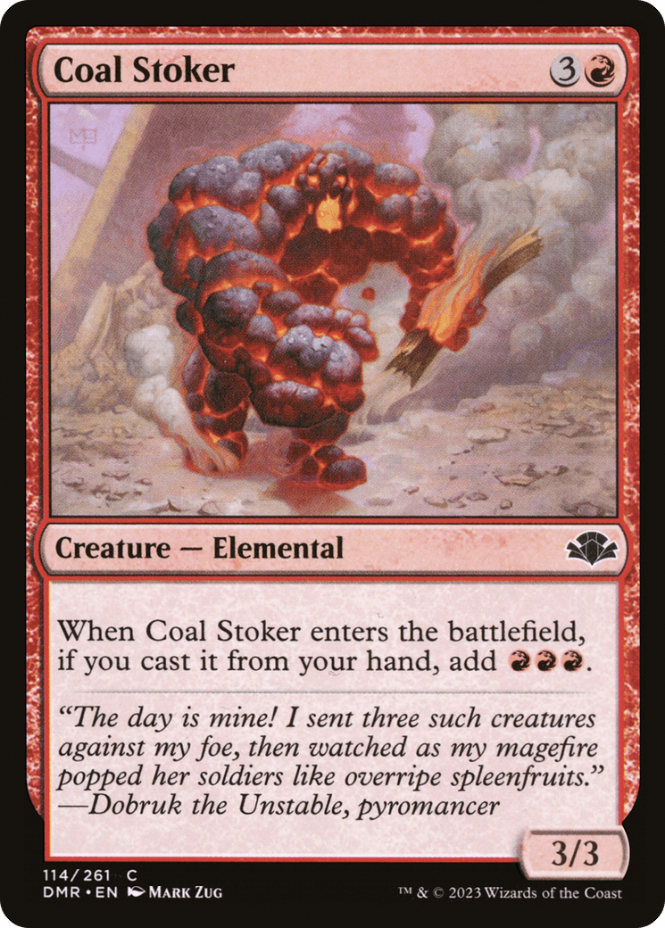 Coal Stoker [Dominaria Remastered] - POKÉ JEUX