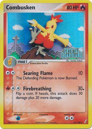 Combusken (31/100) (Stamped) [EX: Crystal Guardians] - POKÉ JEUX