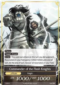 Commander of the Flash Knights // Commander of the Flash Knights (J) (1-003/J) [The Dawn of Valhalla] - POKÉ JEUX