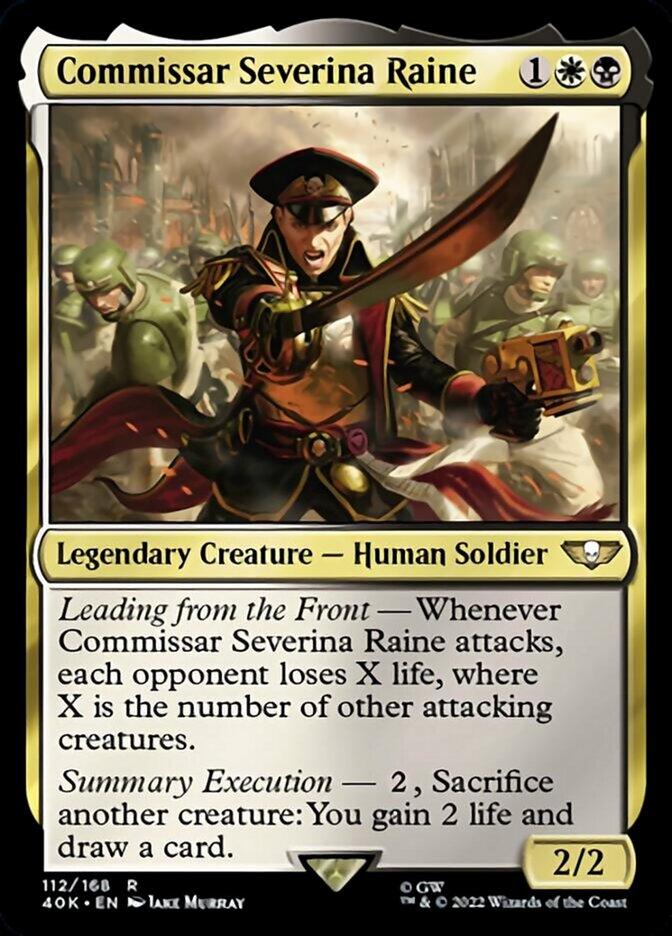 Commissar Severina Raine (Surge Foil) [Warhammer 40,000] - POKÉ JEUX