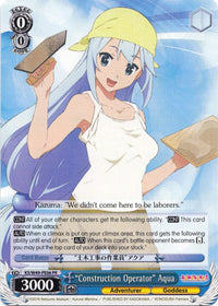 "Construction Operator" Aqua (KS/W49-PE06 PR) (Promo) [KonoSuba] - POKÉ JEUX