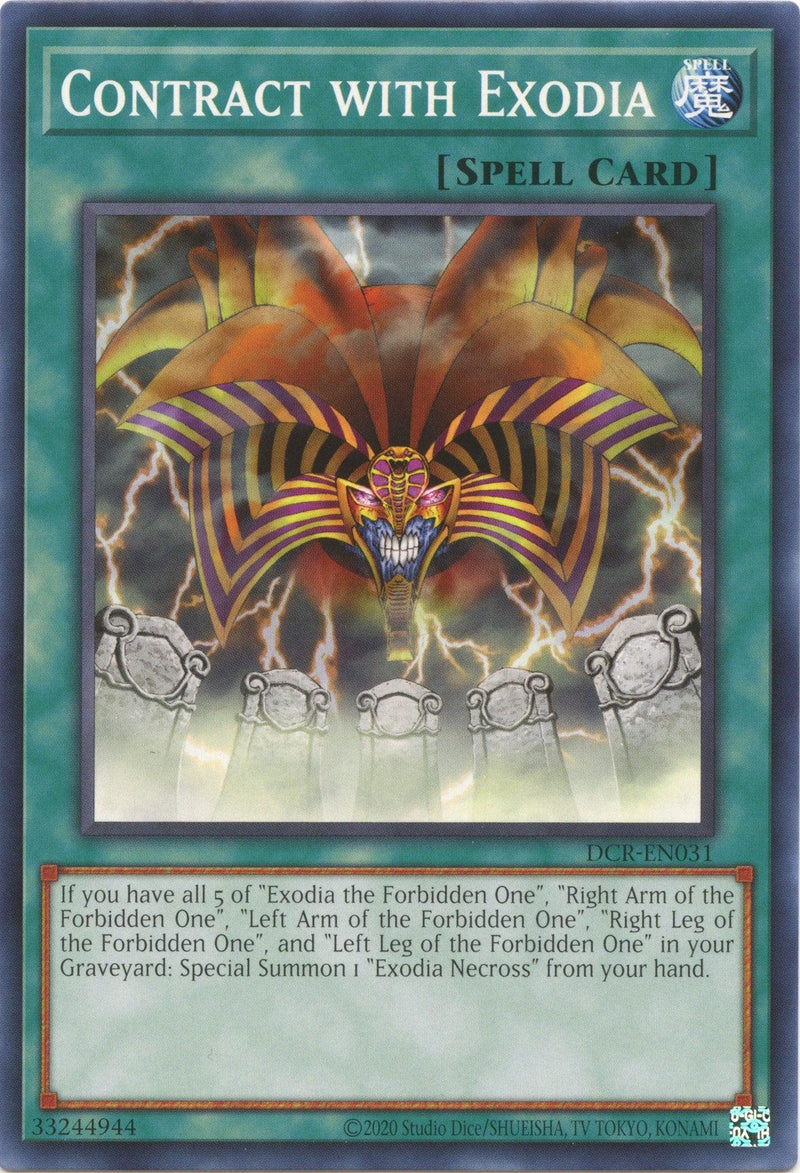 Contract with Exodia (25th Anniversary) [DCR-EN031] Common - POKÉ JEUX