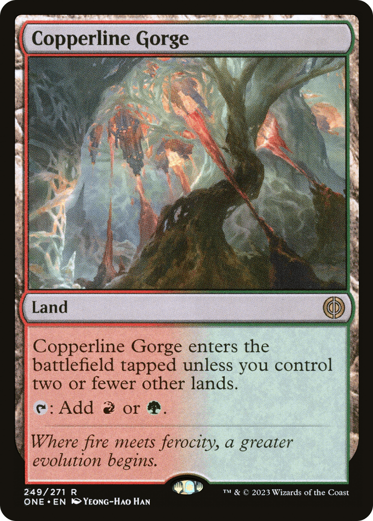 Copperline Gorge [Phyrexia: All Will Be One] - POKÉ JEUX