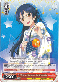 "Cotton Kimono" Umi Sonoda (LL/EN-W02-E089 C) [Love Live! DX Vol.2] - POKÉ JEUX