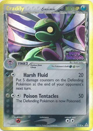 Cradily (2/110) (Delta Species) (Stamped) [EX: Holon Phantoms] - POKÉ JEUX