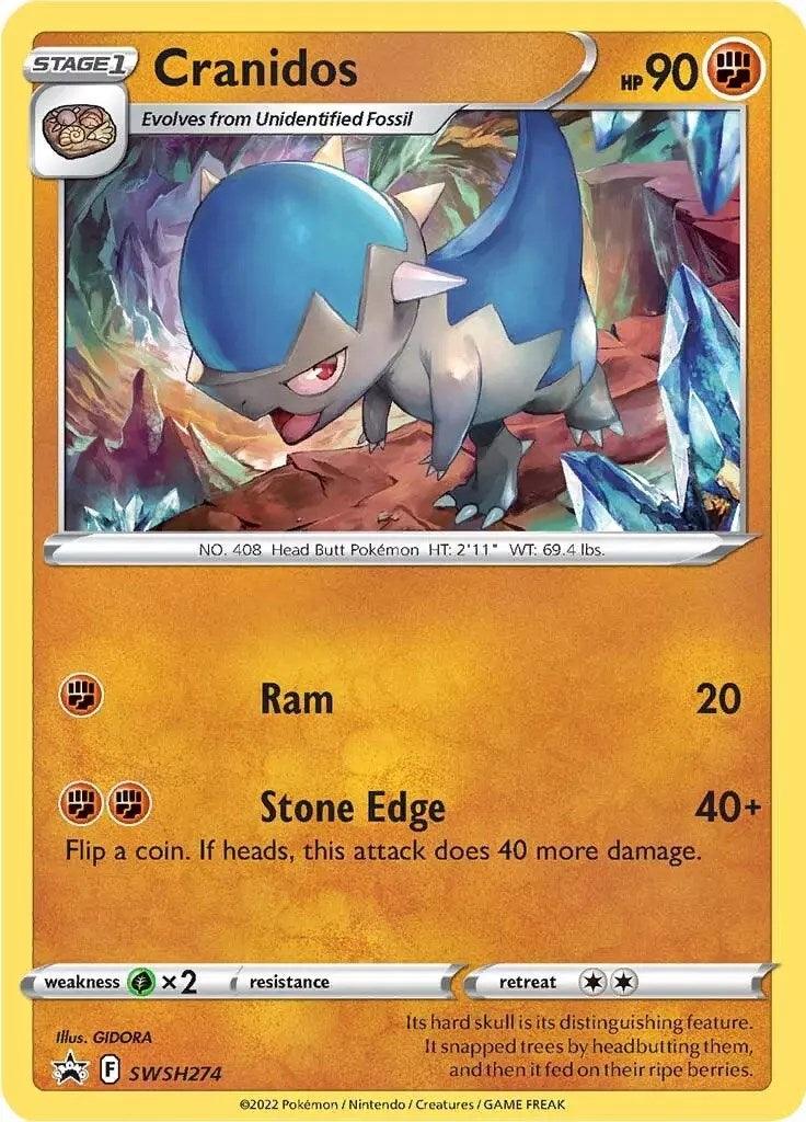 Cranidos (SWSH274) [Sword & Shield: Black Star Promos] - POKÉ JEUX