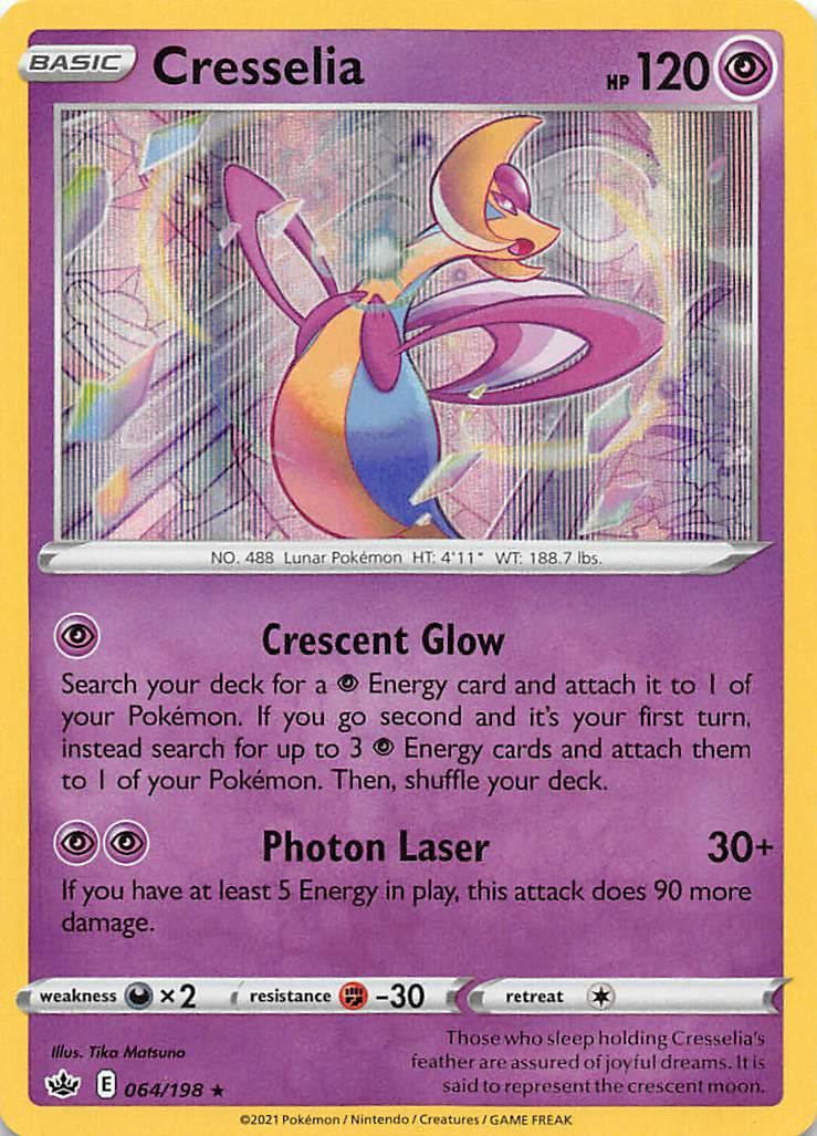 Cresselia (064/198) [Sword & Shield: Chilling Reign] - POKÉ JEUX