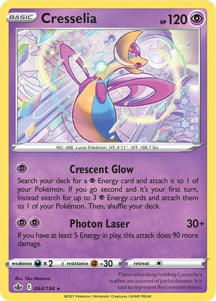 Cresselia (064/198) (Theme Deck Exclusive) [Sword & Shield: Chilling Reign] - POKÉ JEUX