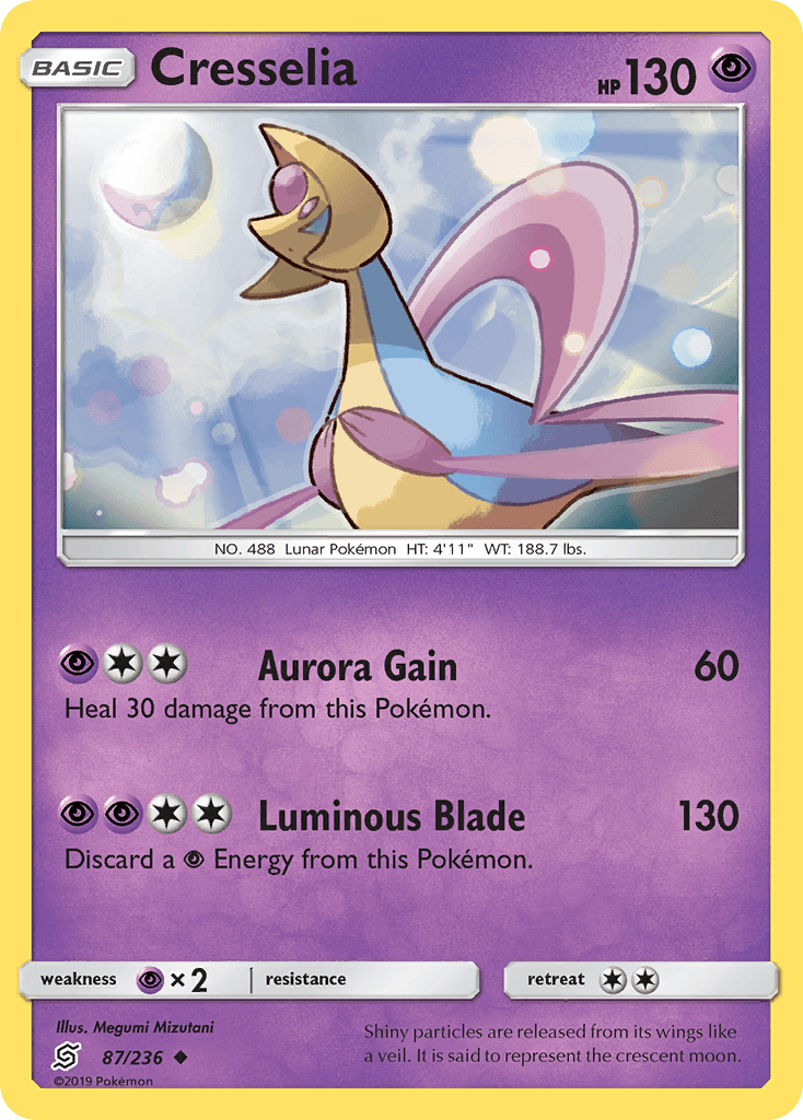 Cresselia (87/236) [Sun & Moon: Unified Minds] - POKÉ JEUX