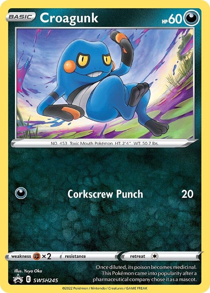 Croagunk (SWSH245) [Sword & Shield: Black Star Promos] - POKÉ JEUX