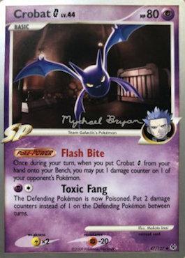 Crobat G LV.44 (47/127) (Happy Luck - Mychael Bryan) [World Championships 2010] - POKÉ JEUX