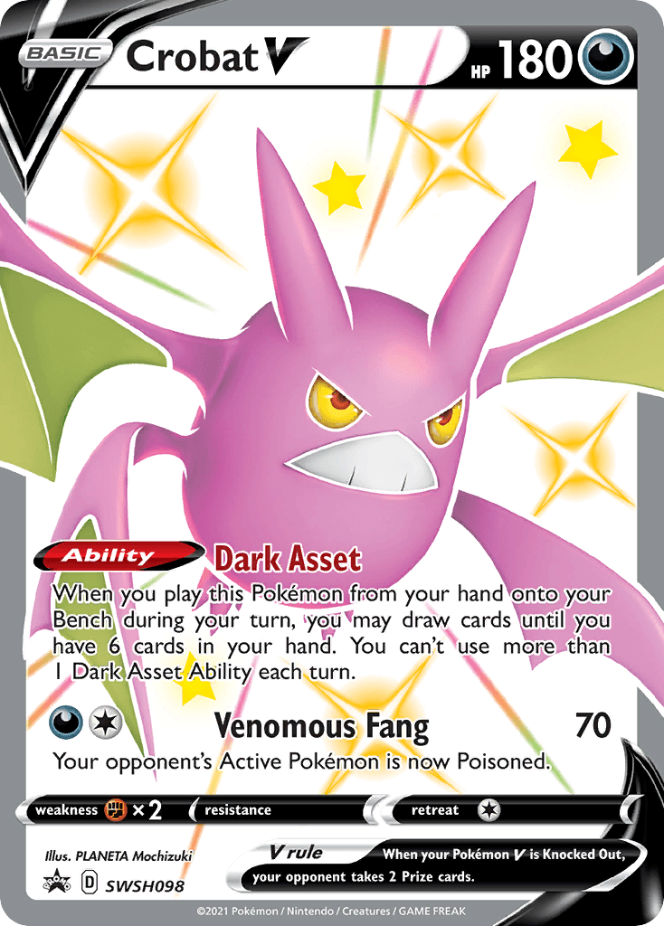 Crobat V (SWSH098) [Sword & Shield: Black Star Promos] - POKÉ JEUX