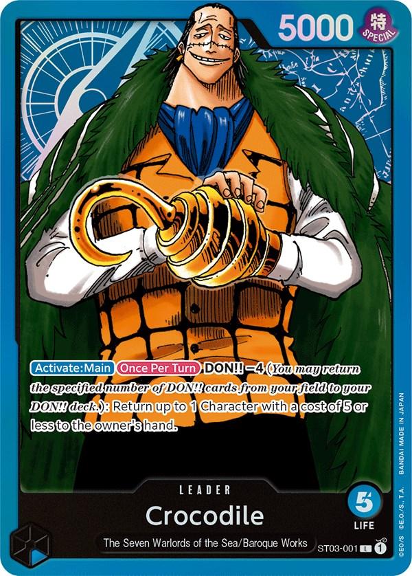 Crocodile (001) [Starter Deck: The Seven Warlords of The Sea] - POKÉ JEUX