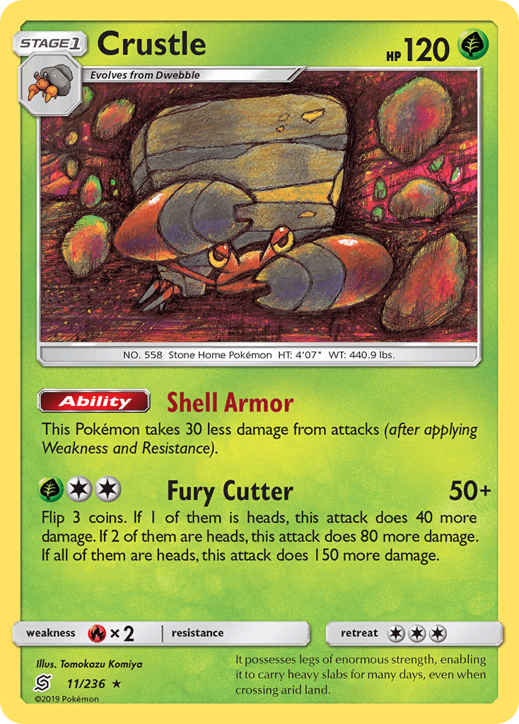 Crustle (11/236) [Sun & Moon: Unified Minds] - POKÉ JEUX