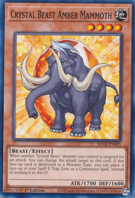 Crystal Beast Amber Mammoth [SDCB-EN005] Common - POKÉ JEUX