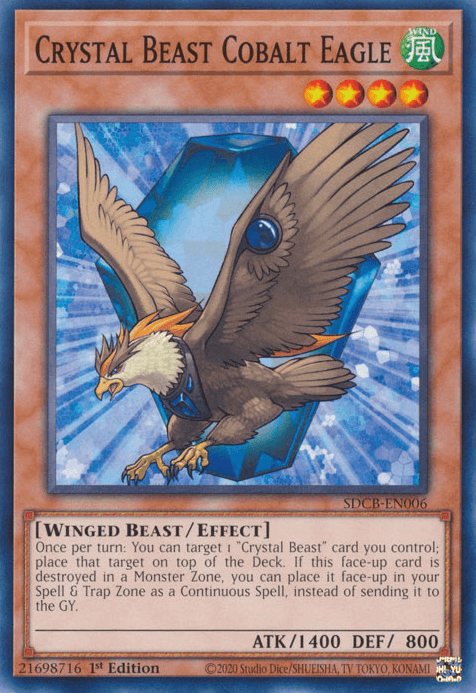 Crystal Beast Cobalt Eagle [SDCB-EN006] Common - POKÉ JEUX