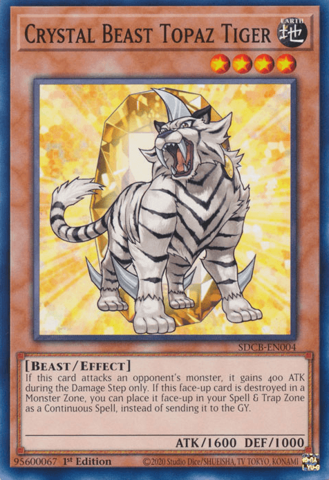 Crystal Beast Topaz Tiger [SDCB-EN004] Common - POKÉ JEUX