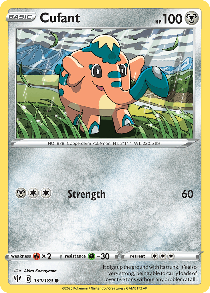 Cufant (131/189) [Sword & Shield: Darkness Ablaze] - POKÉ JEUX