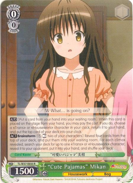 "Cute Pajamas" Mikan (TL/W37-E035 R) [To Loveru Darkness 2nd] - POKÉ JEUX