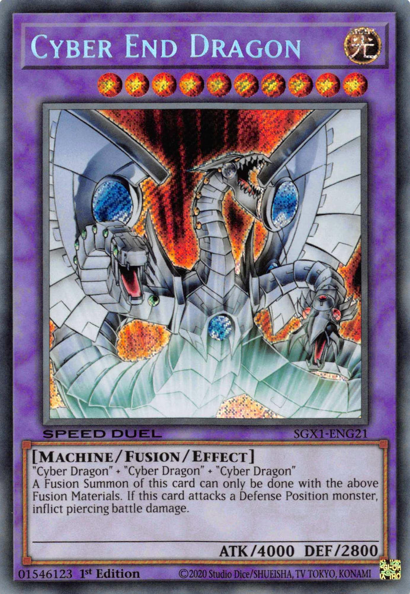 Cyber End Dragon [SGX1-ENG21] Secret Rare - POKÉ JEUX