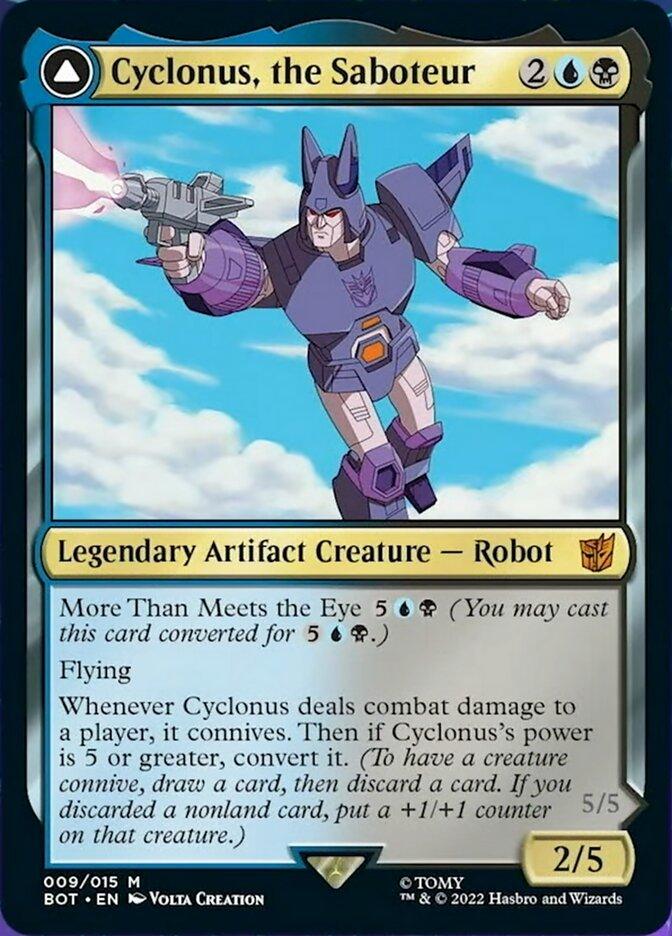 Cyclonus, the Saboteur // Cyclonus, Cybertronian Fighter [Transformers] - POKÉ JEUX