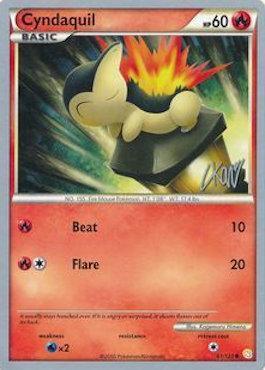 Cyndaquil (61/123) (Reshiphlosion - Christopher Kan) [World Championships 2011] - POKÉ JEUX