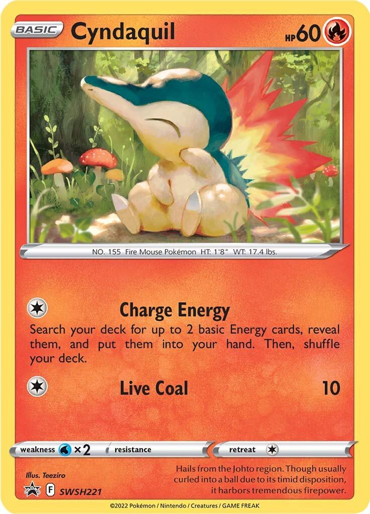 Cyndaquil (SWSH221) [Sword & Shield: Black Star Promos] - POKÉ JEUX