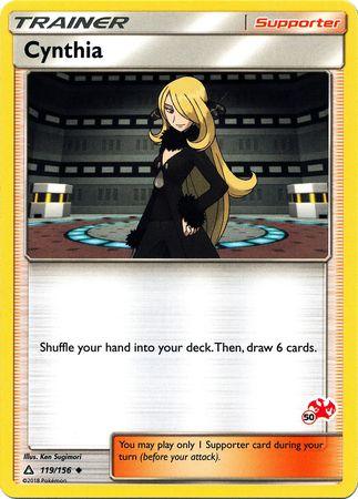 Cynthia (119/156) (Charizard Stamp