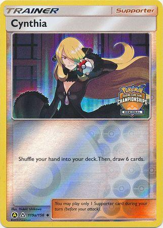 Cynthia (119a/156) (Regional Championship Promo) [Sun & Moon: Ultra Prism] - POKÉ JEUX