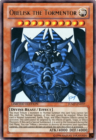 Obelisk the Tormentor [JUMP-EN037] Ultra Rare - POKÉ JEUX