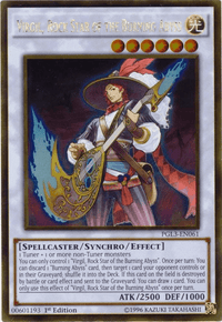 Virgil, Rock Star of the Burning Abyss [PGL3-EN061] Gold Rare - POKÉ JEUX