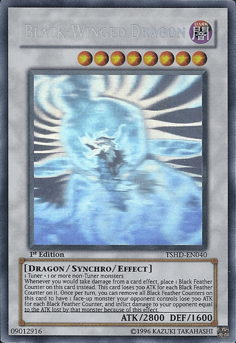 Black-Winged Dragon [TSHD-EN040] Ghost Rare - POKÉ JEUX